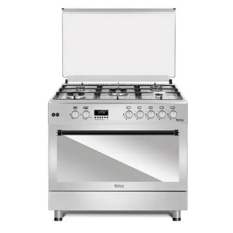 ORYX | Free Standing Cooker 90Ã—60cm With 5 Gas Burners 2 Turbo Cooling Fan | F9S50GF-HIXODFS