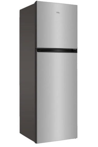 TCL | Top Mount 324Ltr Double Door Refrigerator Inox Finish Powe Cool & Power Freez | P324TMN