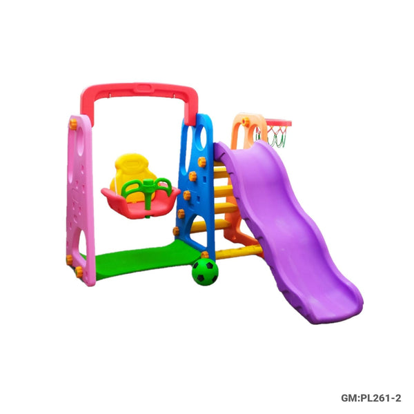 New 3 in 1 Colored Playground for children | PL261-2