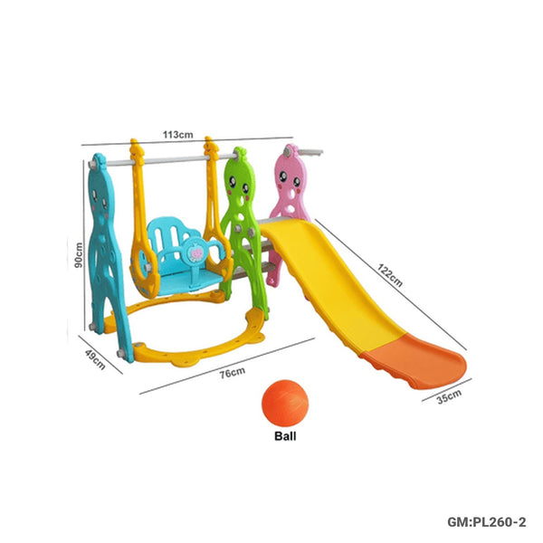 3 in 1 Slide & Swing Set | PL260-2