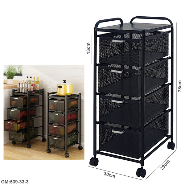 Multi-layer Drawer Storage Kitchen Rack | 539-33-3