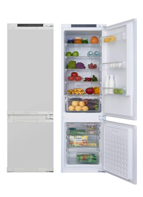 ZENAN |  Built In Two Door Fridge And Freezer 238LTR | ZBR-MDR250F