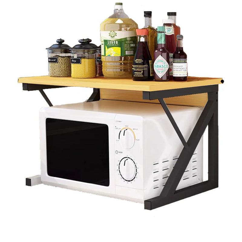 Wooden Countertop Storage Rack For Microwave, Coffee Maker and Spice Jar | 539-12