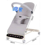 Baby LED Bouncer Chair with Music, Toy Bar & Wheels | rc141-04