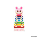 Kids Wooden Colourful Xylophone Musical Toy rabbit | ed308-3