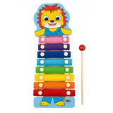 Kids Wooden Colourful Xylophone Musical Toy Lion | ed308-3