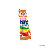 Kids Wooden Colourful Xylophone Musical Toy Squirrel | ed308-3