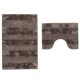 2Pc U-Shaped Non-Slip Bathroom Rugs | DT-1169