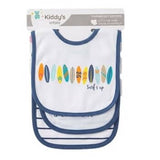 3Pcs Cotton Baby Apron Feeding Bibs Saliva Towel White | cl205-1