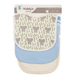3Pcs Cotton Baby Apron Feeding Bibs Saliva Towel Multi Color | cl205-1
