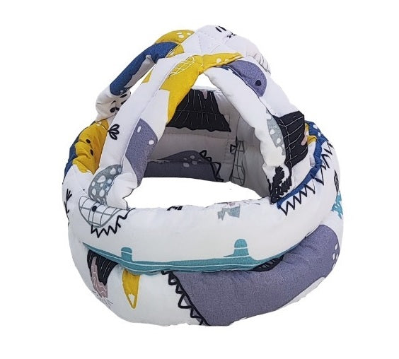 Baby Walking Head Cushion Protection Hat White | cl190-2