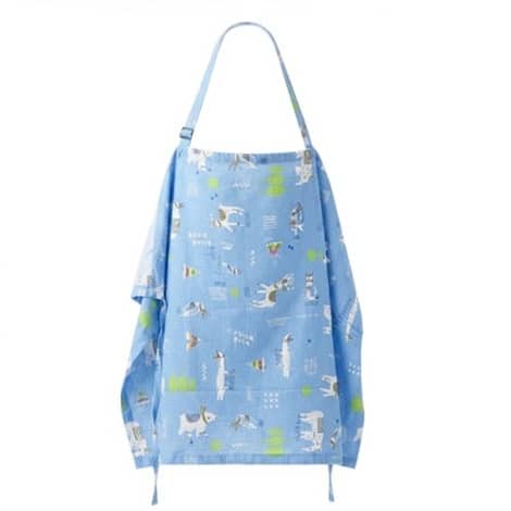 Breastfeeding Nursing Cotton Apron Cover Blue |  cl199-1