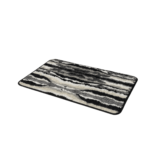 Non-Slip Soft Floor Rug Mat for Door Bathroom Near Sofa Bedroom Kitchen Black |  DT-1168