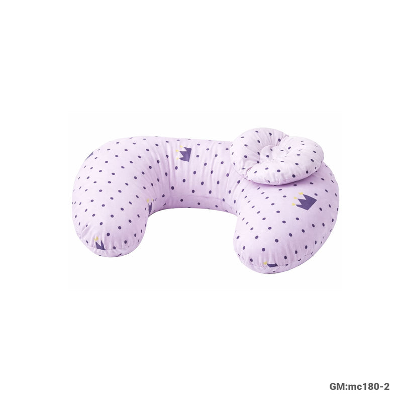 U-Shaped Nursing Breastfeeding Pillow Pink and Black | mc180-2