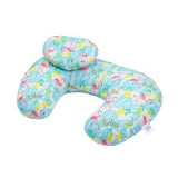 U-Shaped Nursing Breastfeeding Pillow Blue Flamingo | mc180-2