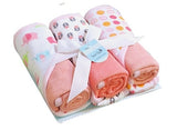 Hooded Towels for Baby 3pcs set Peach | cl186-3