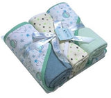 Hooded Towels for Baby 3pcs set Blue | cl186-3
