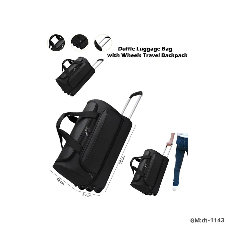 Duffle Luggage Bag with Wheels Travel Backpack | DT-1143
