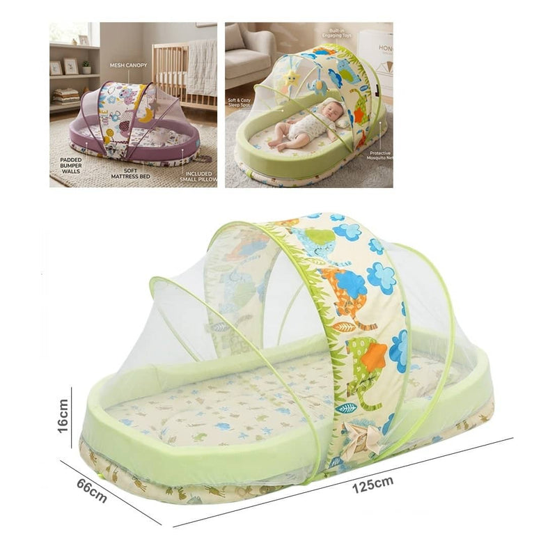 Foldable Travel Baby Nest Lounger with Mosquito Net | SS156-04