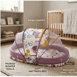 Foldable Travel Baby Nest Lounger with Mosquito Net | SS156-04