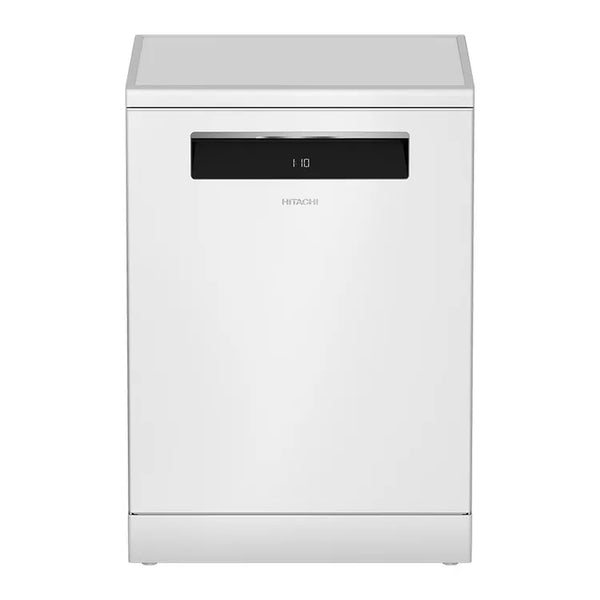 HITACHI | Freestanding Dishwasher 15 PS 8 prgms 9.5Ltrs WC 43dBA Deep clean Inverter motor White | HDF-F158CVW
