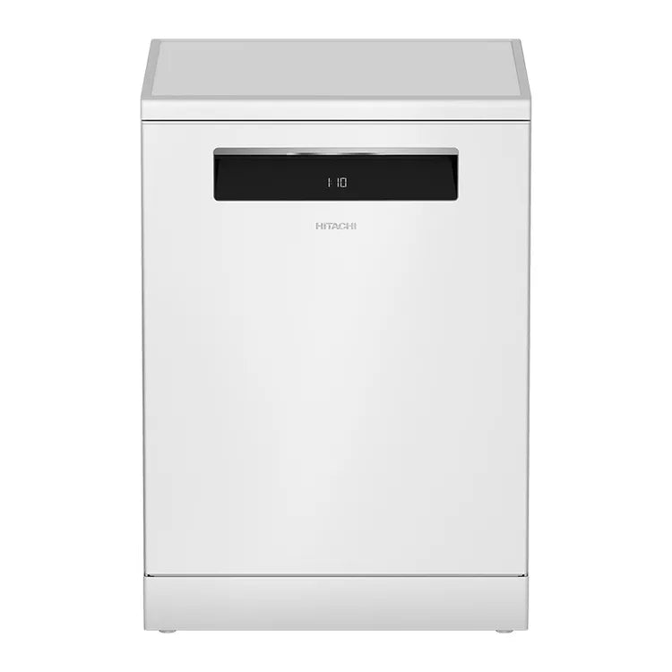 HITACHI | Freestanding Dishwasher 15 PS 8 prgms 9.5Ltrs WC 43dBA Deep clean Inverter motor White | HDF-F158CVW