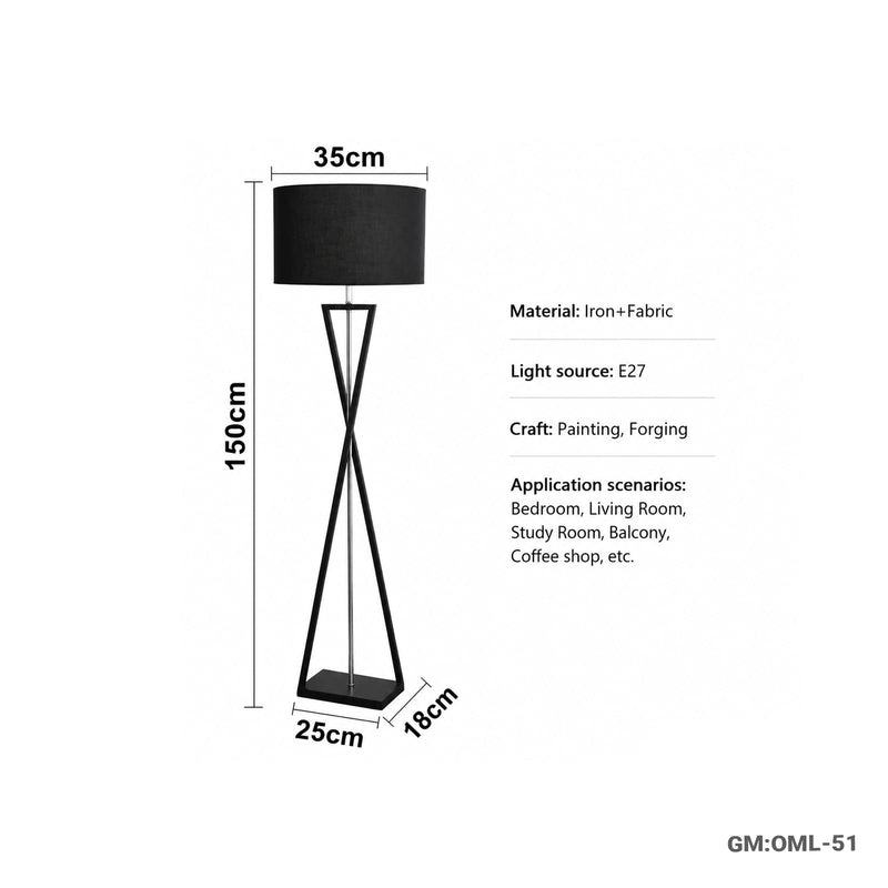 Modern Luxury Iron LED Floor Lamp for Home Decoration | OML-51