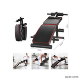FOLDABLE SIT UP BENCH (Adjustable Multifunctional Abdominal Bench Press for Muscle Exercise) | SC-83126