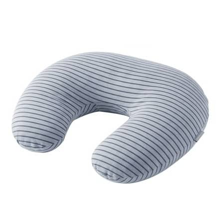 Full Round Massage Table Bolster Pillow Pad Gray Strips | am353-2