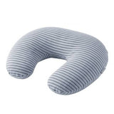 Full Round Massage Table Bolster Pillow Pad Gray Strips | am353-2
