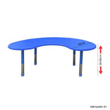Kids Plastic Half Moon Design Learning and Activity Table | ta484-01