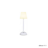 Portable Bedside Lamp (Rechargeable Table Lamp Nightlight Clear Bar Bedside Atmosphere for Bedroom Novelty Design) White | OM-11-1