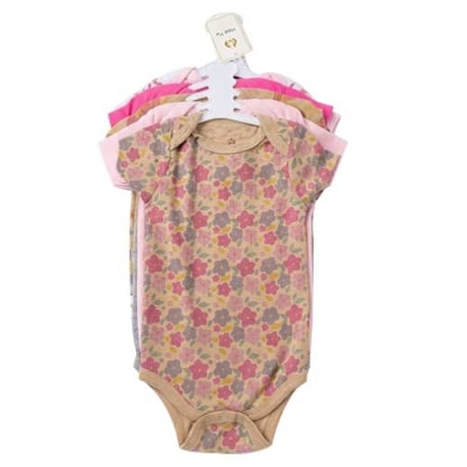 Set of 5Pcs Baby Wear (Size: 0-3M, 3-6M, 6-9M) Shape-2 | cl200-1