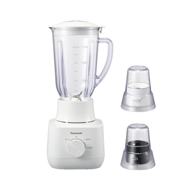 PANASONIC | 450W Blender 1.5L Plastic Jug with 2 Dry Mills White MX-EP5121WTZ | APAKAEP5121WT