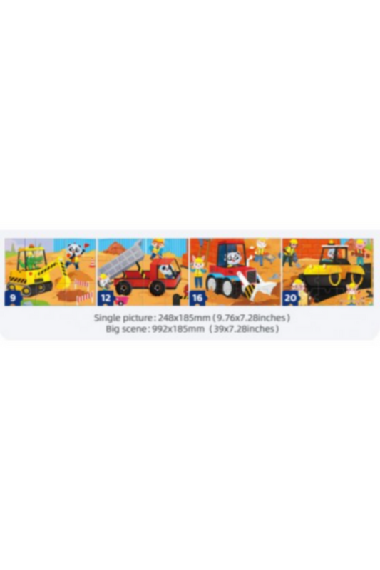 PANDA JUNIOR | Level Up Puzzles Stage 2 : Busy Truck | 49700736