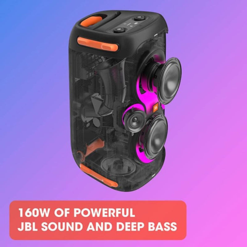 JBL | Partybox 110 Portable Party Speaker with 160W Powerful Sound, Built-in Lights and Splashproof Design