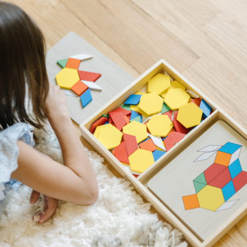 MELISSA & DOUG | Pattern Blocks and Boards Classic Toy 3+ years | 46010029