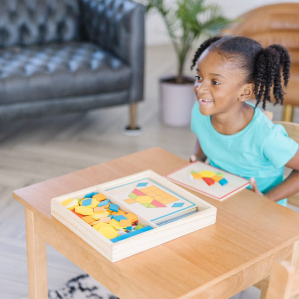 MELISSA & DOUG | Pattern Blocks and Boards Classic Toy 3+ years | 46010029
