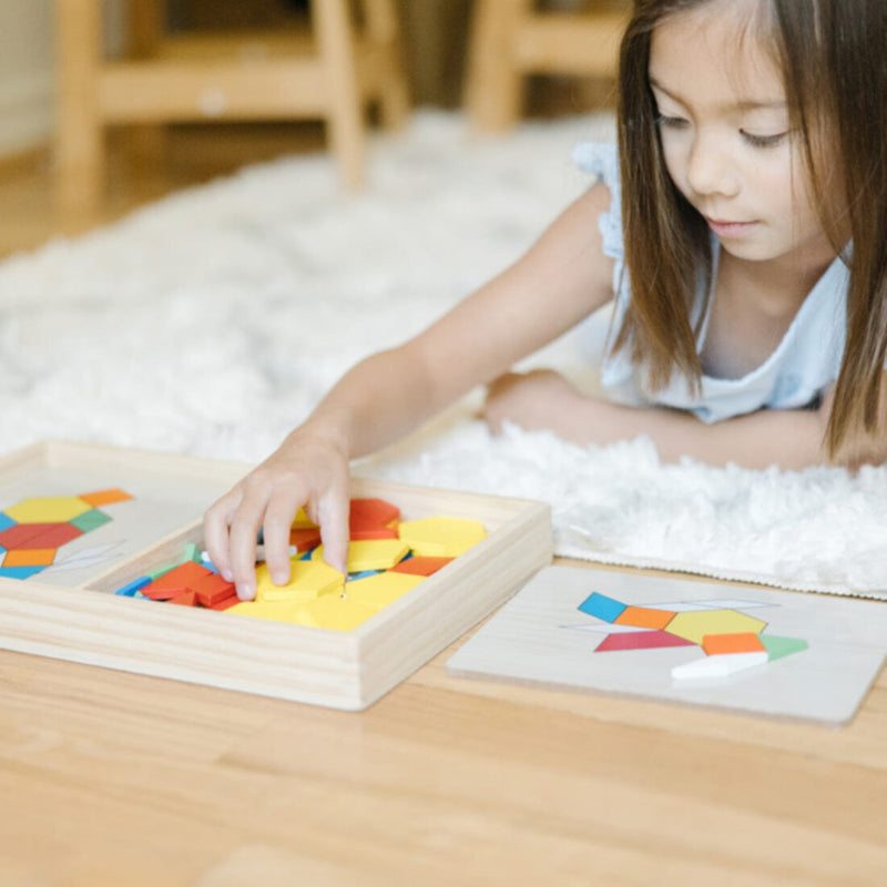 MELISSA & DOUG | Pattern Blocks and Boards Classic Toy 3+ years | 46010029