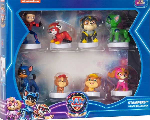 NICKELODEON | Paw Patrol The Mighty Movie  Pencil Toppers  8 pack deluxe box S2 | PAWM2270