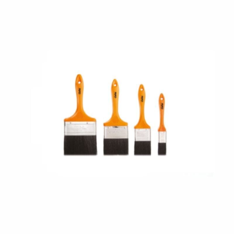 CLARKE | Paint Brush 2 inch Orange Color Compatible Plactic Handle Black Bristle | PB2CL