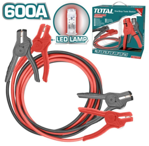 TOTAL | Booster Cable 3m with LED Lamp | PBCA16008L