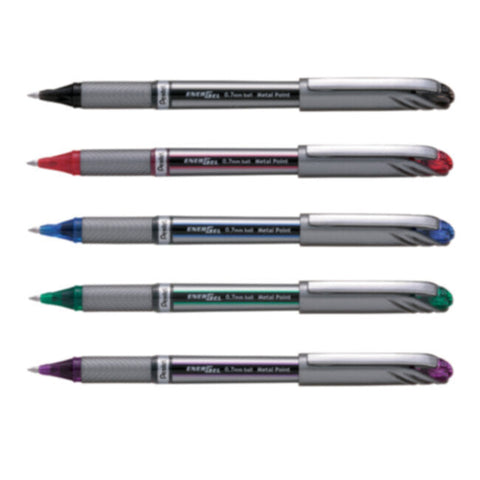 PENTEL | Energel Roller Gel Pen Blue 0.7 mm 5Pcs | PE-BL27-05