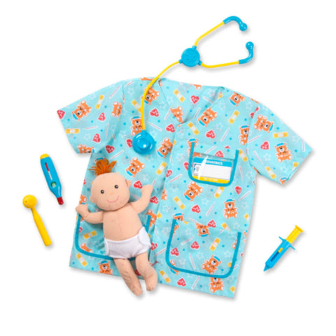 MELISSA & DOUG | Pediatric Nurse Role Play Costume Set 3+ years | 46008519