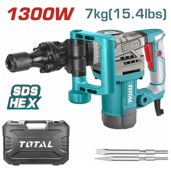 TOTAL | Corded Demolition Breaker 1300W 6KG | TH2130016
