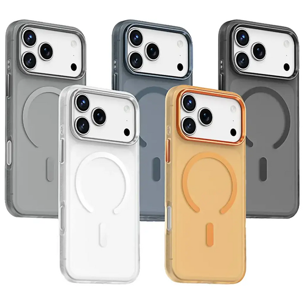 GREEN LION | Matte Magsafe x Iphone Cover | GNMMGX17P (17pro) ( black, orange) (17 pro max black)