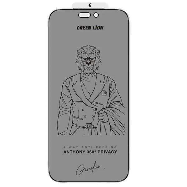 GREEN LION | Anthony 360 Privacy Iphone Screen Protector | GNANTPV17PM (17 pro, 17 pro max)
