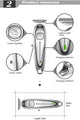 KEMEI | Cordless Hair Clipper | LFQ-KM-1949