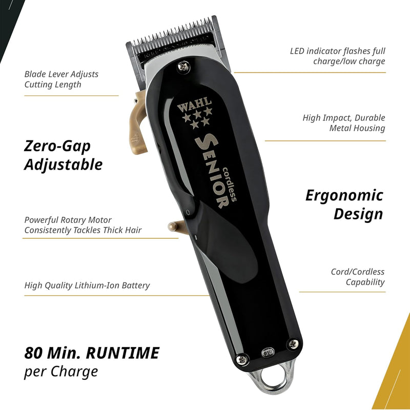 WAHL | Cordless Senior Hair Clipper | 8504-327