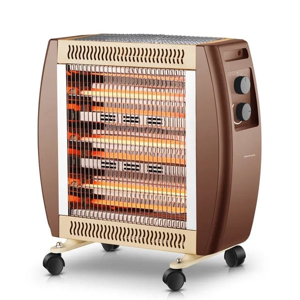 ZENAN | Quartz Electric Heater 1,100W/2,200W 220V Black | ZQH-220A11